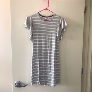 Like-New Grey & White Dress!